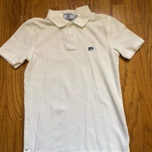 Southern Tide white classic polo
